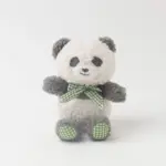 パンダさんギンガムチェックリボンぬいぐるみ