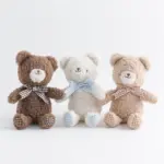 くまさんギンガムチェックリボンぬいぐるみ - 画像 (2)