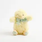 ひよこさんギンガムチェックリボンぬいぐるみ