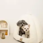 ファードーム型セミクローズドファーペットハウス クッション付 - 画像 (3)