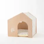 室内用ストライプペットハウス クッション付