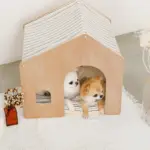 室内用ストライプペットハウス クッション付 - 画像 (8)