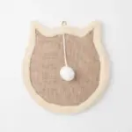 ねこ型壁掛け爪とぎマット