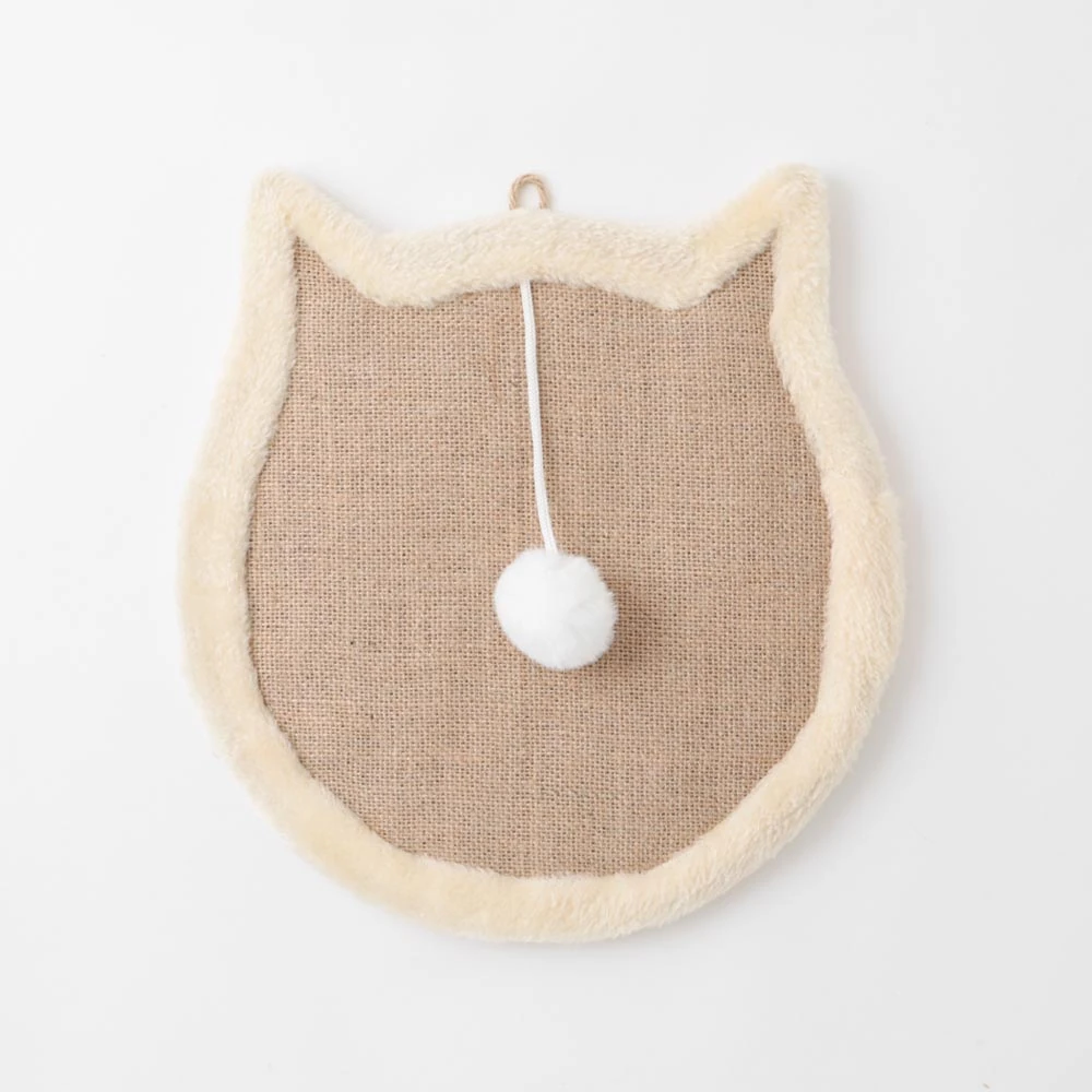 product_image_1763724288.webp ねこ型壁掛け爪とぎマット - 画像 (1)