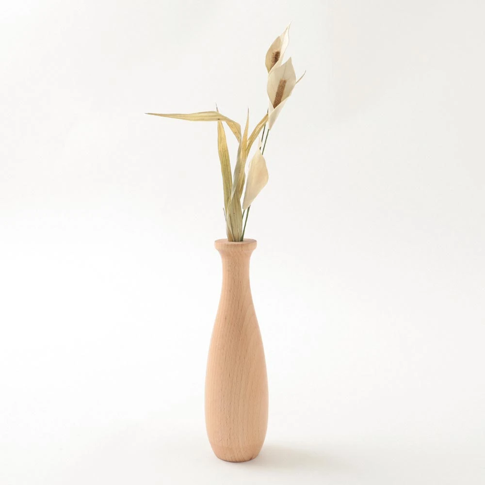 product_image_1763725414.webp ドライフラワー用ウッドトールフラワーベース - 画像 (1)