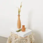 ドライフラワー用ウッドトールフラワーベース - 画像 (2)