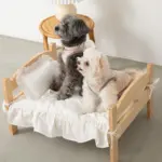 フリル組み立てウッドベッド - 画像 (5)