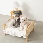 フリル組み立てウッドベッド - 画像 (7)