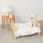 フリル組み立てウッドベッド - 画像 (9)