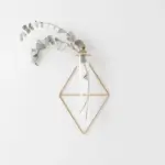 ダイヤ型ウォールフラワーベース フック付 - 画像 (3)