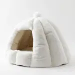 ドーム型セミクローズドペットハウス クッション付 - 画像 (3)