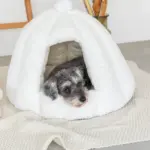 ドーム型セミクローズドペットハウス クッション付 - 画像 (10)