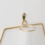 ヘキサゴン型ウォールフラワーベース フック付 - 画像 (4)