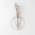 サークル型ウォールフラワーベース フック付 - 画像 (2)