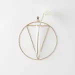 サークル型ウォールフラワーベース フック付 - 画像 (3)