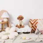 トライアングル柄フリンジクッション - 画像 (2)