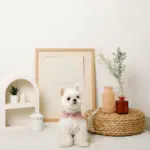 コットンレースフリルハーネス+リードSET【名入れ刺繍対応】 - 画像 (9)