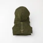 フード付きキルティングダウンライクハーネス+リードSET【名入れ刺繍対応】 - 画像 (2)