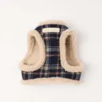 チェック柄ボアハーネス+リードSET【名入れ刺繍対応】 - 画像 (2)