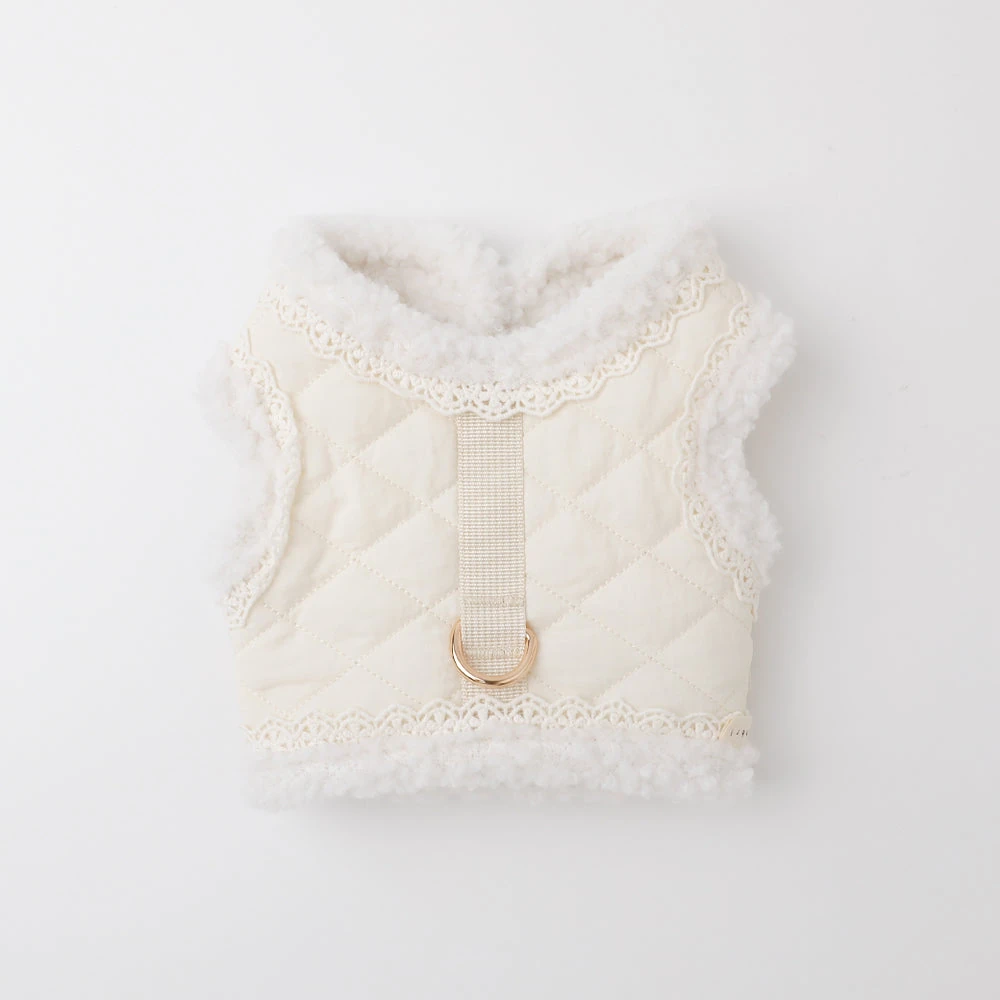 product_image_1763951903.webp キルティングボアレースハーネス+リードSET【名入れ刺繍対応】 - 画像 (1)