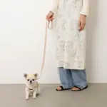 くまさん刺繍ボアハーネス+リードSET【名入れ刺繍対応】 - 画像 (7)