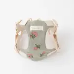 冷感フラワー刺繍ハーネス+リードSET【名入れ刺繍対応】 - 画像 (3)