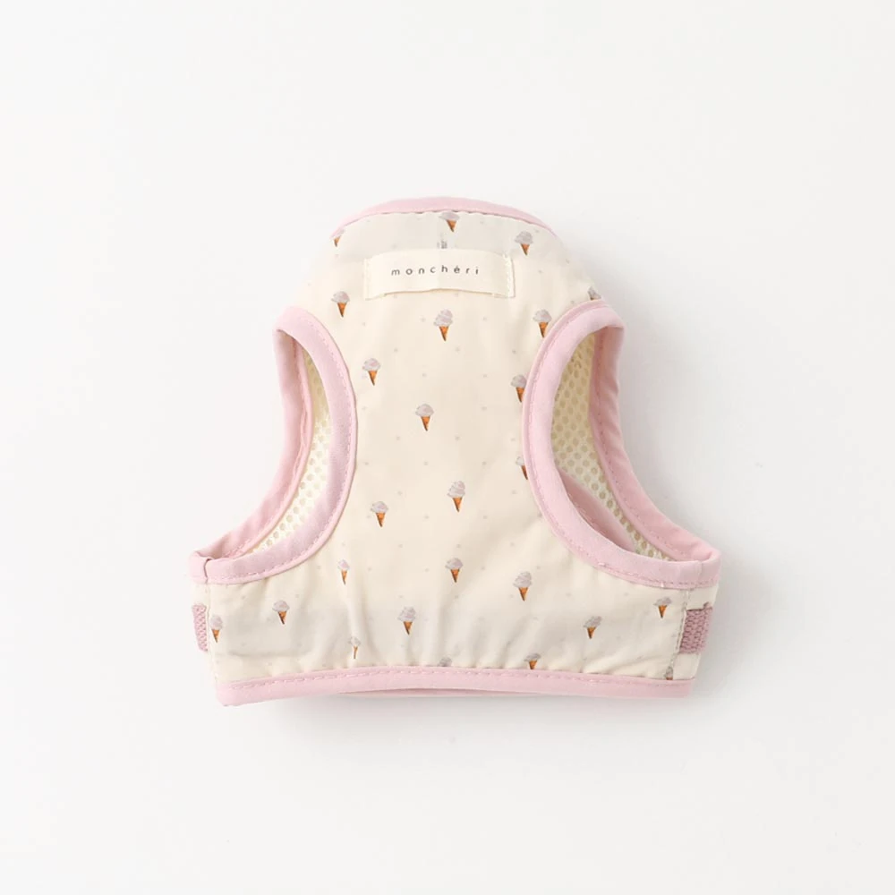 product_image_1763955001.webp 冷感アイスクリーム柄ハーネス+リードSET【名入れ刺繍対応】 - 画像 (1)