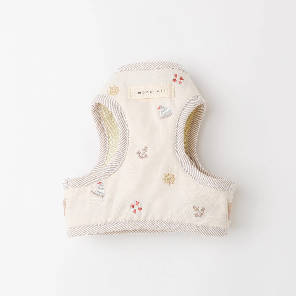 product_image_1763955210.webp 冷感マリン柄刺繍ハーネス+リードSET【名入れ刺繍対応】 - 画像 (1)