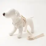 リンゴ柄刺繍ハーネス+リードSET【名入れ刺繍対応】 - 画像 (8)