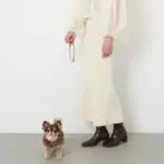 ギンガムチェックくまさんチャームカラー+リードSET【名入れ彫刻対応】 - 画像 (5)