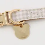 ギンガムチェックくまさんチャームカラー+リードSET【名入れ彫刻対応】 - 画像 (9)