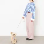 ナチュラルフラワーハーネス＋リードSET【名入れ刺繍対応】 - 画像 (7)