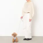 ナチュラルフラワーハーネス＋リードSET【名入れ刺繍対応】 - 画像 (8)