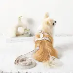 ギンガムチェックハーネス+リードSET【名入れ刺繍対応】 - 画像 (5)