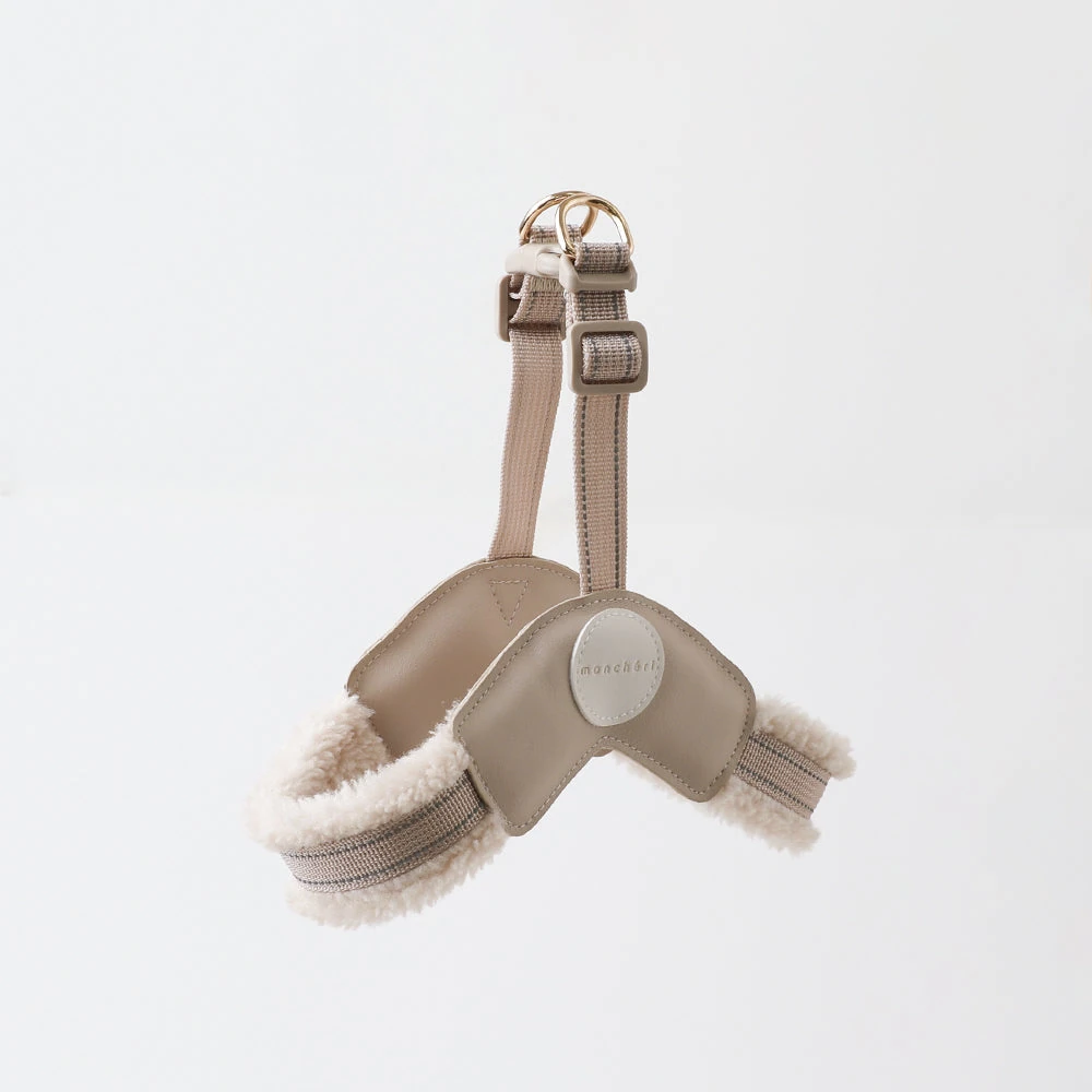 product_image_1763959884.webp ボアコンビハーネス+リードSET【名入れ刺繍対応】 - 画像 (1)