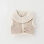 ムートン風ハーネス+リードSET【名入れ刺繍対応】