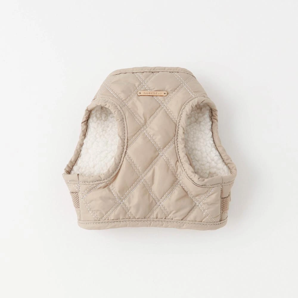 product_image_1763960841.webp キルティングボアハーネス+リードSET【名入れ刺繍対応】 - 画像 (1)