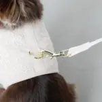 刺繍レースハーネス＋リードSET【名入れ刺繍対応】 - 画像 (9)